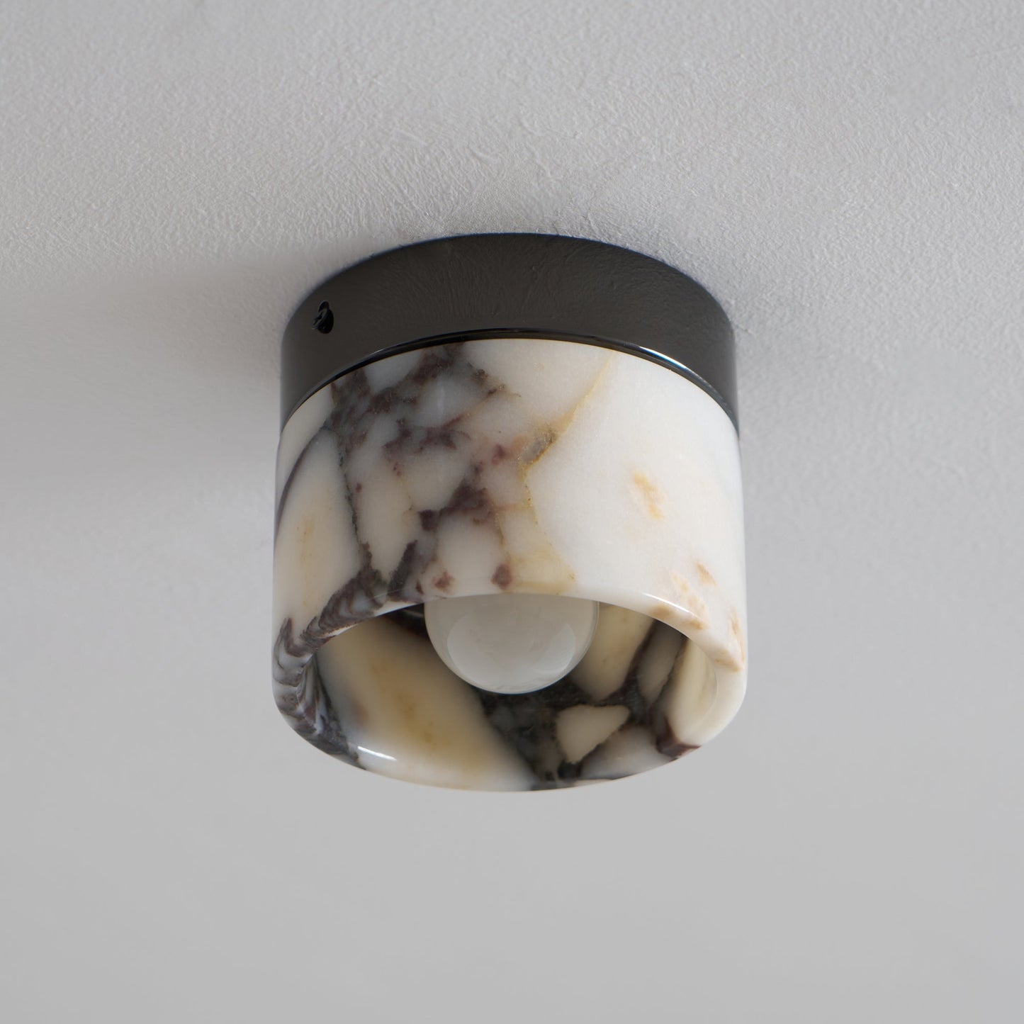 Ceiling Light | Marble Cylinder Spotlight Design