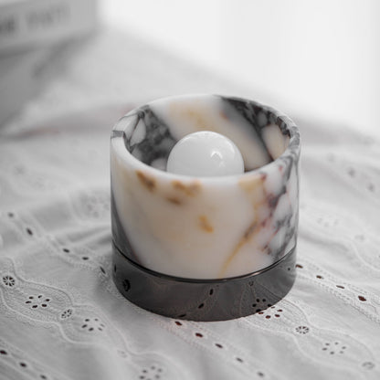 Ceiling Light | Marble Cylinder Spotlight Design