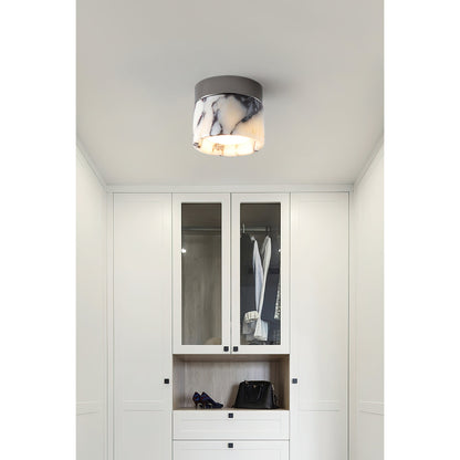 Ceiling Light | Marble Cylinder Spotlight Design