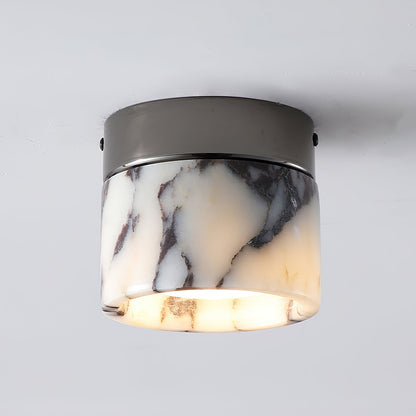 Ceiling Light | Marble Cylinder Spotlight Design