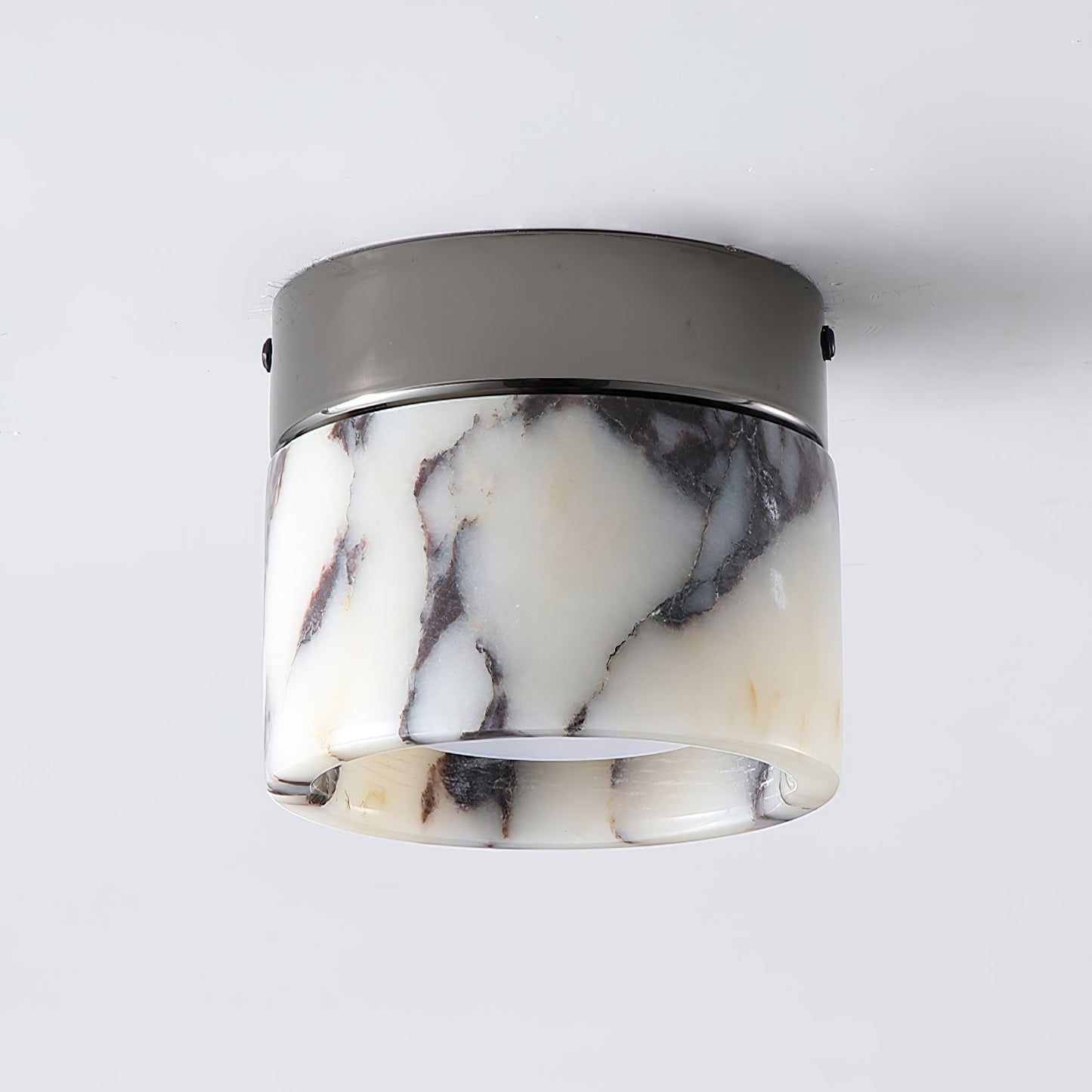 Ceiling Light | Marble Cylinder Spotlight Design