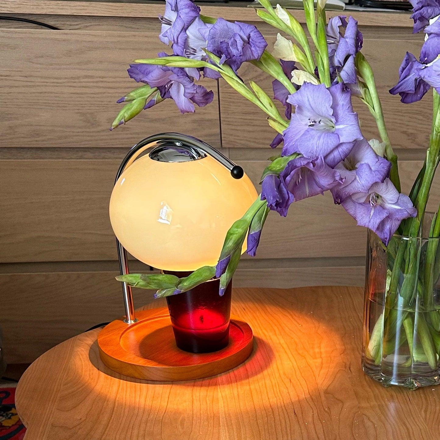 Table Light | Candle Warmer Glass Dome Design