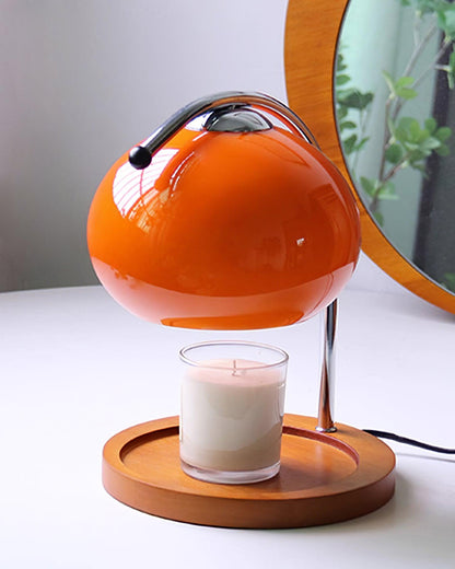 Table Light | Candle Warmer Glass Dome Design