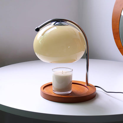 Table Light | Candle Warmer Glass Dome Design