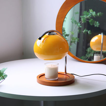 Table Light | Candle Warmer Glass Dome Design