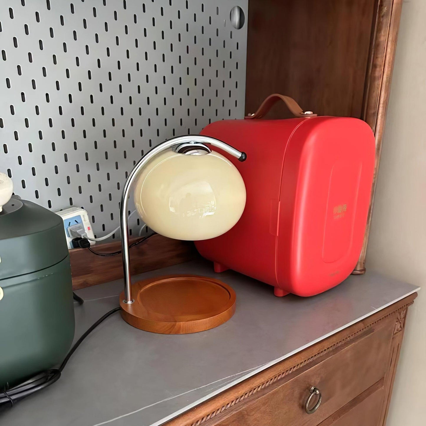 Table Light | Candle Warmer Glass Dome Design