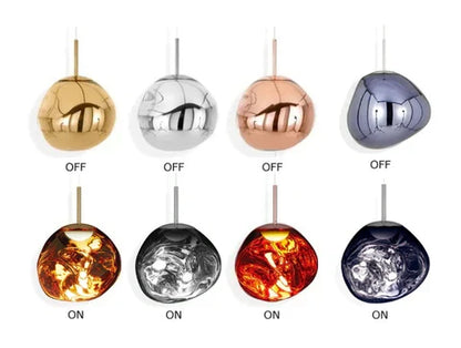 Pendant Light | Molten Glass Lava Design