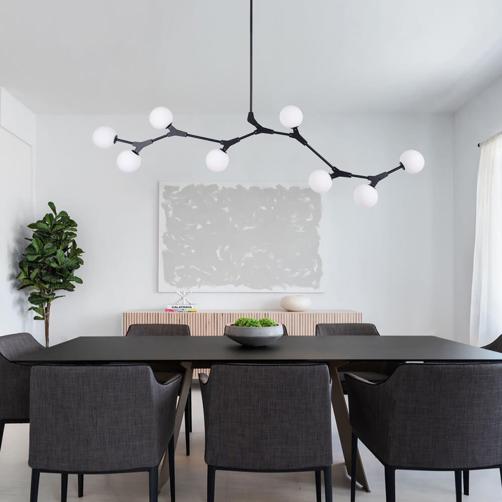 Pendant Light | Branch Bubble Glass Chandelier