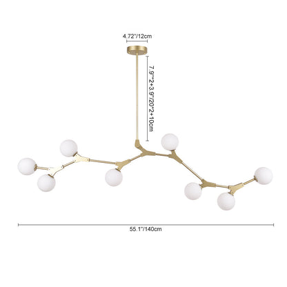 Pendant Light | Branch Bubble Glass Chandelier
