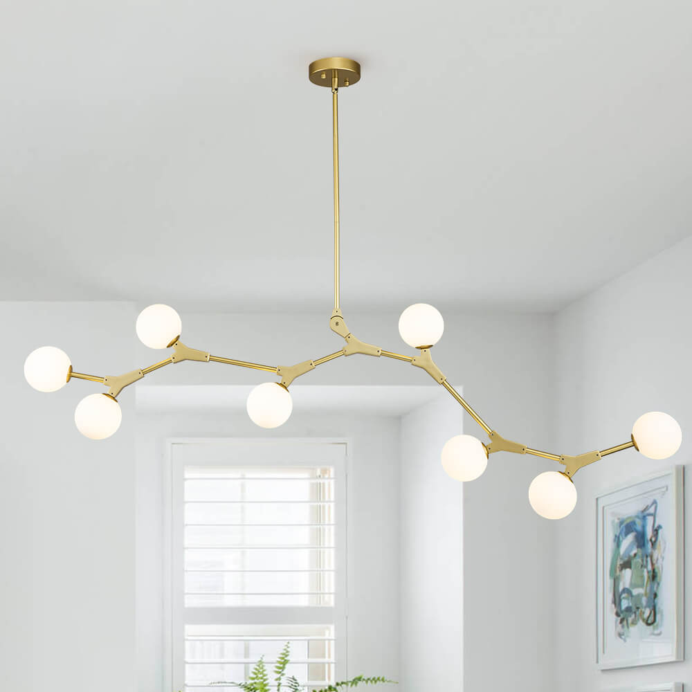 Pendant Light | Branch Bubble Glass Chandelier