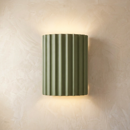 Wall Light | Grooved Column Wall Sconce