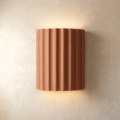 Wall Light | Grooved Column Wall Sconce