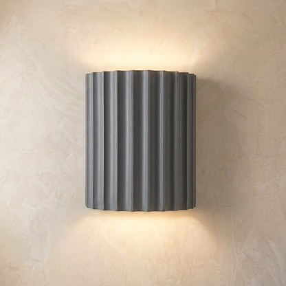 Wall Light | Grooved Column Wall Sconce