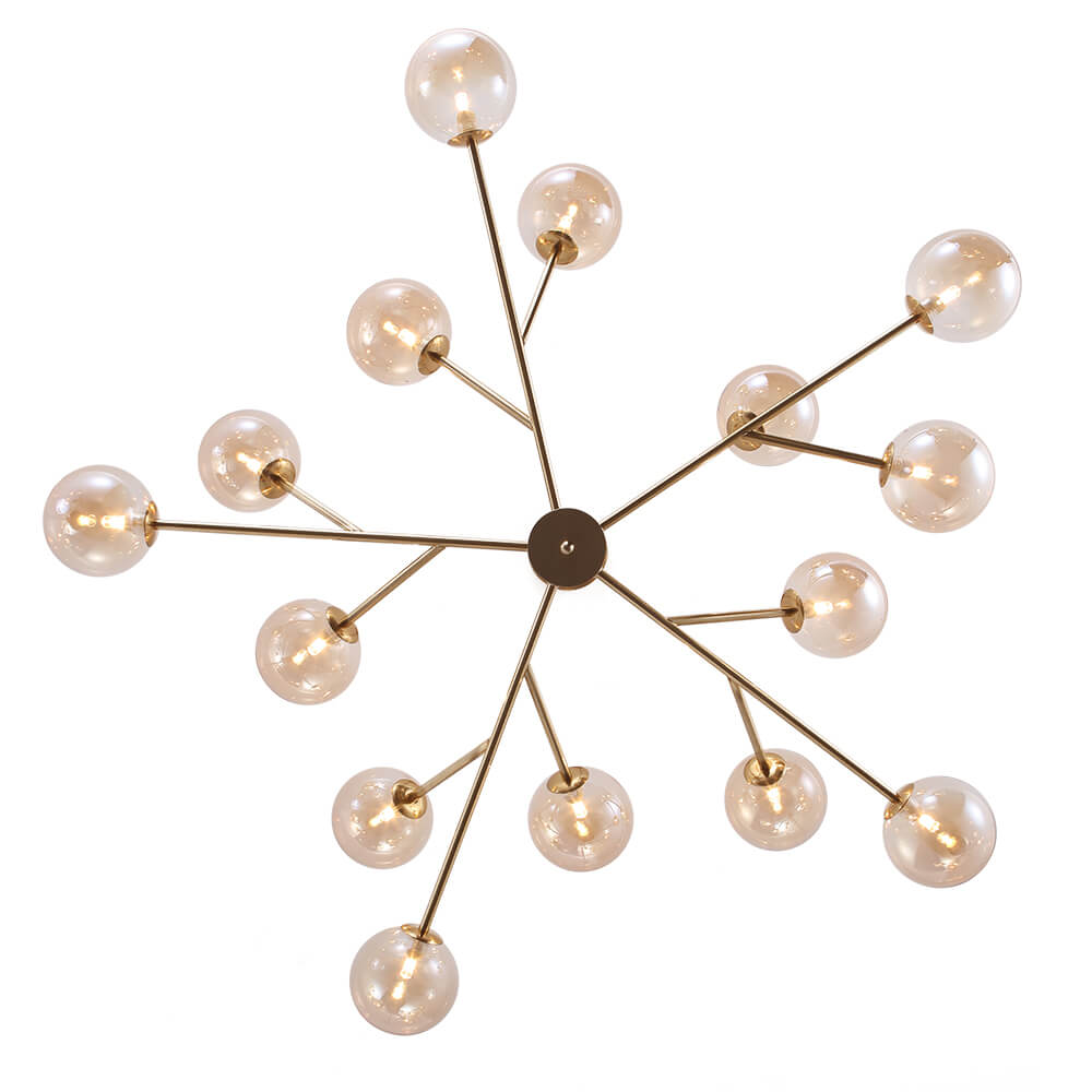 Pendant Light | Branching Glass Globe Chandelier