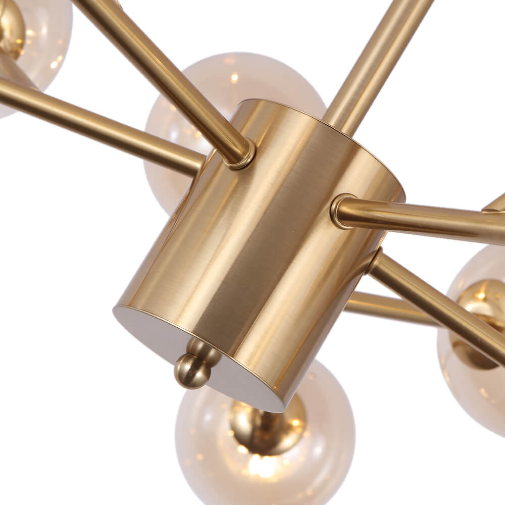 Pendant Light | Branching Glass Globe Chandelier