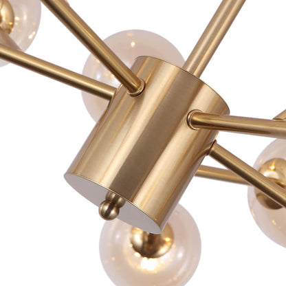 Pendant Light | Branching Glass Globe Chandelier