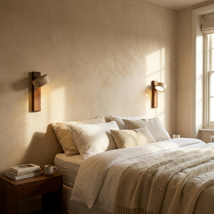 Wall Light | Stone Spotlight Bedside Design