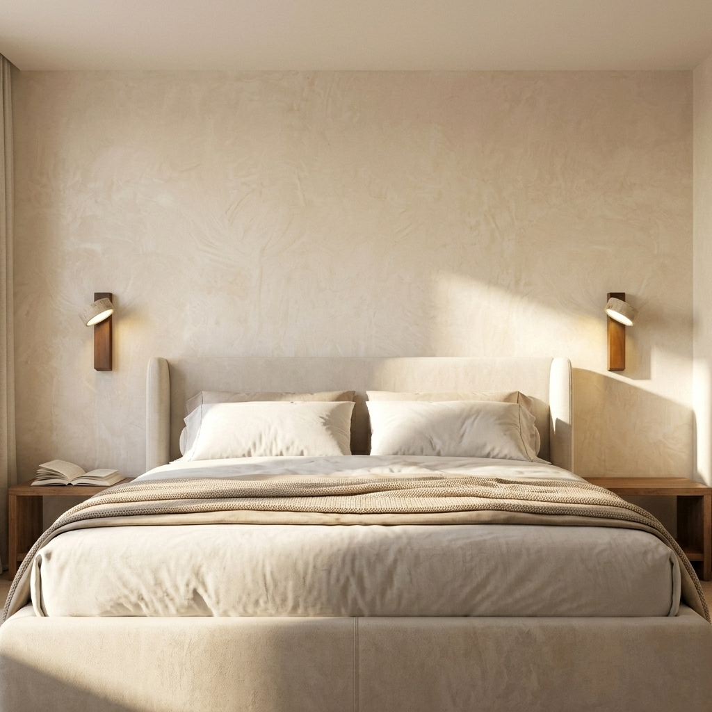 Wall Light | Stone Spotlight Bedside Design