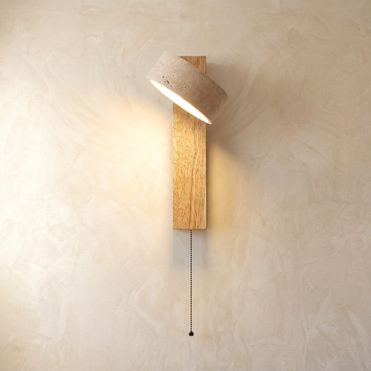 Wall Light | Stone Spotlight Bedside Design
