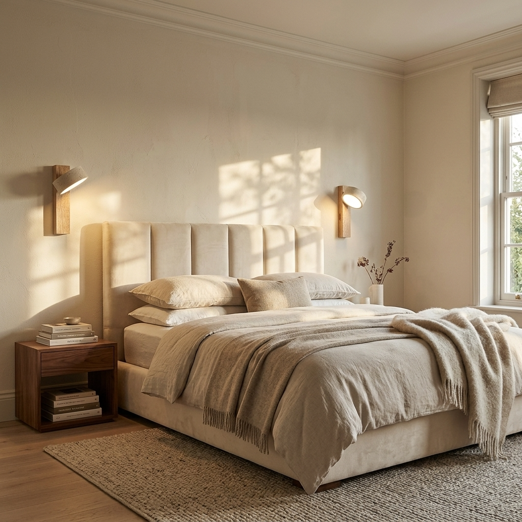 Wall Light | Stone Spotlight Bedside Design