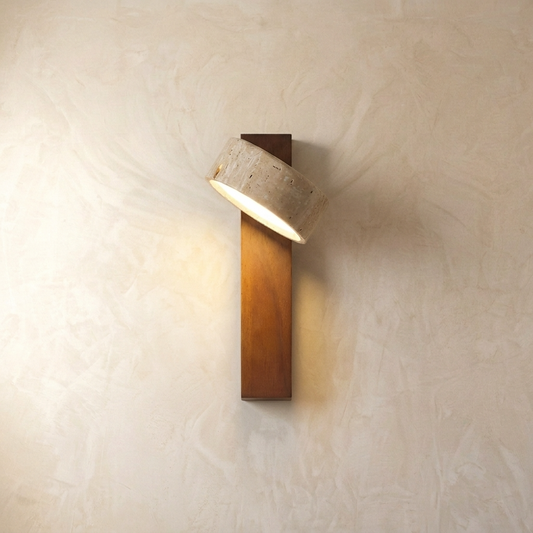 Wall Light | Stone Spotlight Bedside Design