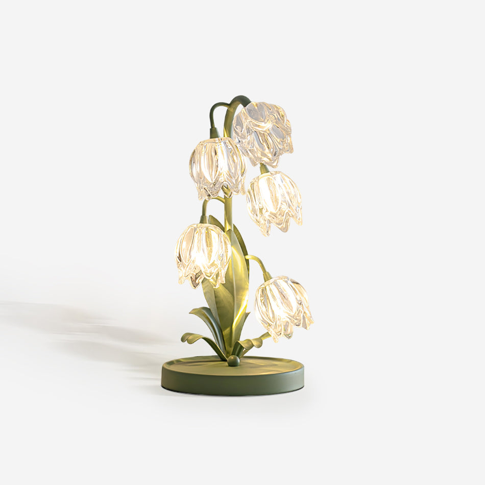 Table Light | Crystal Flower Bud Design