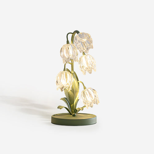 Table Light | Crystal Flower Bud Design