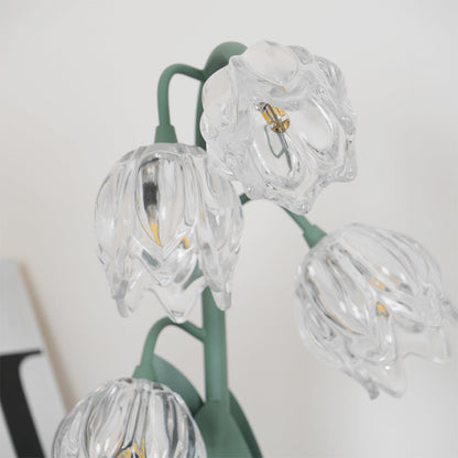 Table Light | Crystal Flower Bud Design