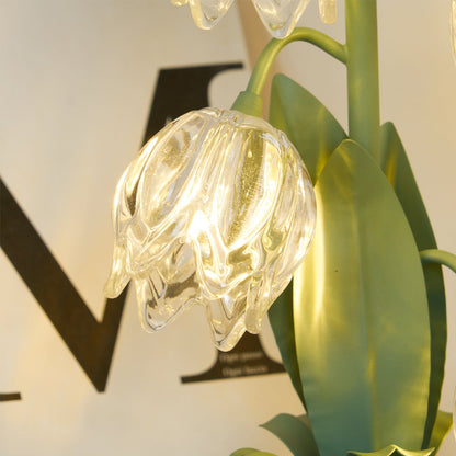 Table Light | Crystal Flower Bud Design
