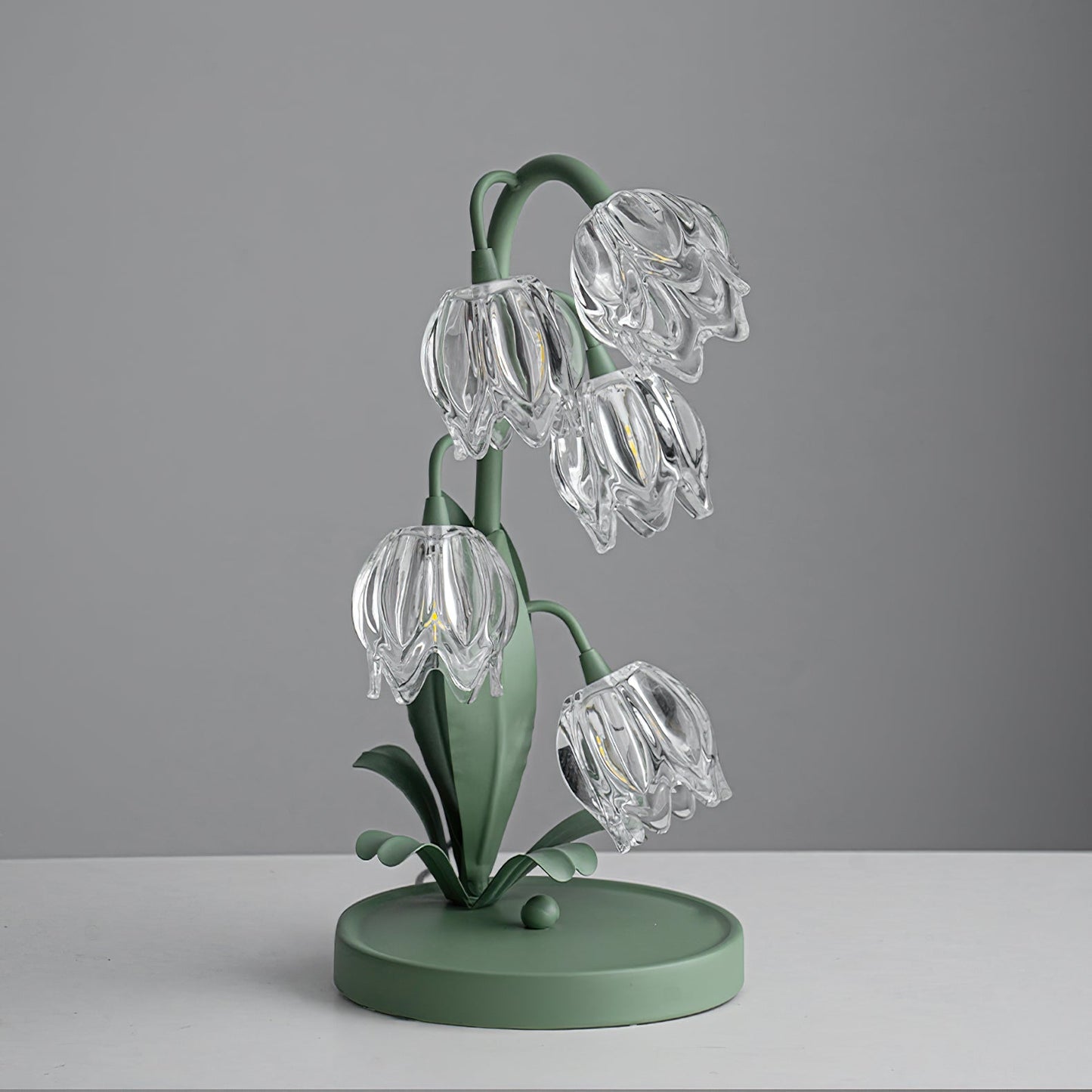 Table Light | Crystal Flower Bud Design