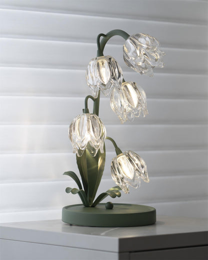 Table Light | Crystal Flower Bud Design