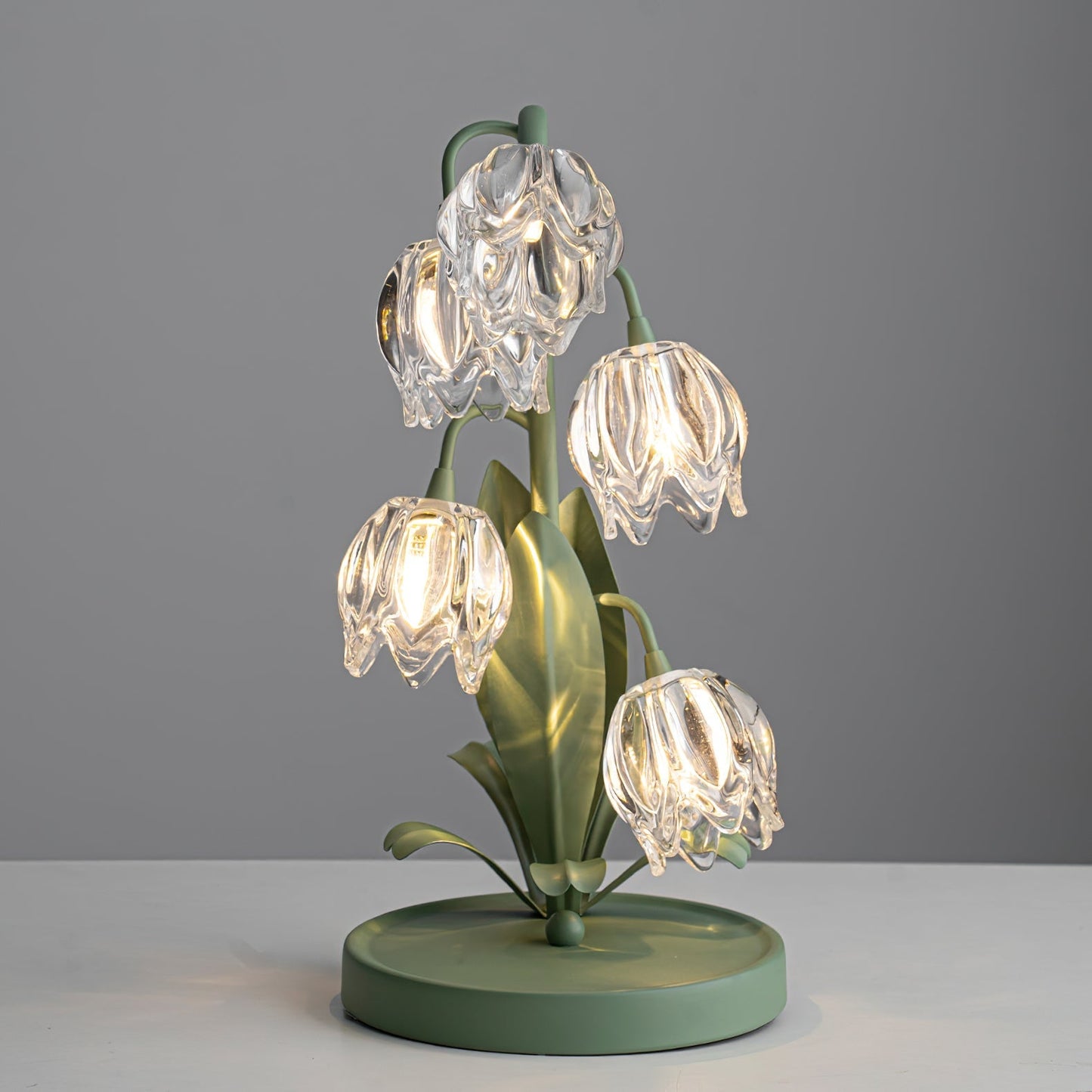 Table Light | Crystal Flower Bud Design
