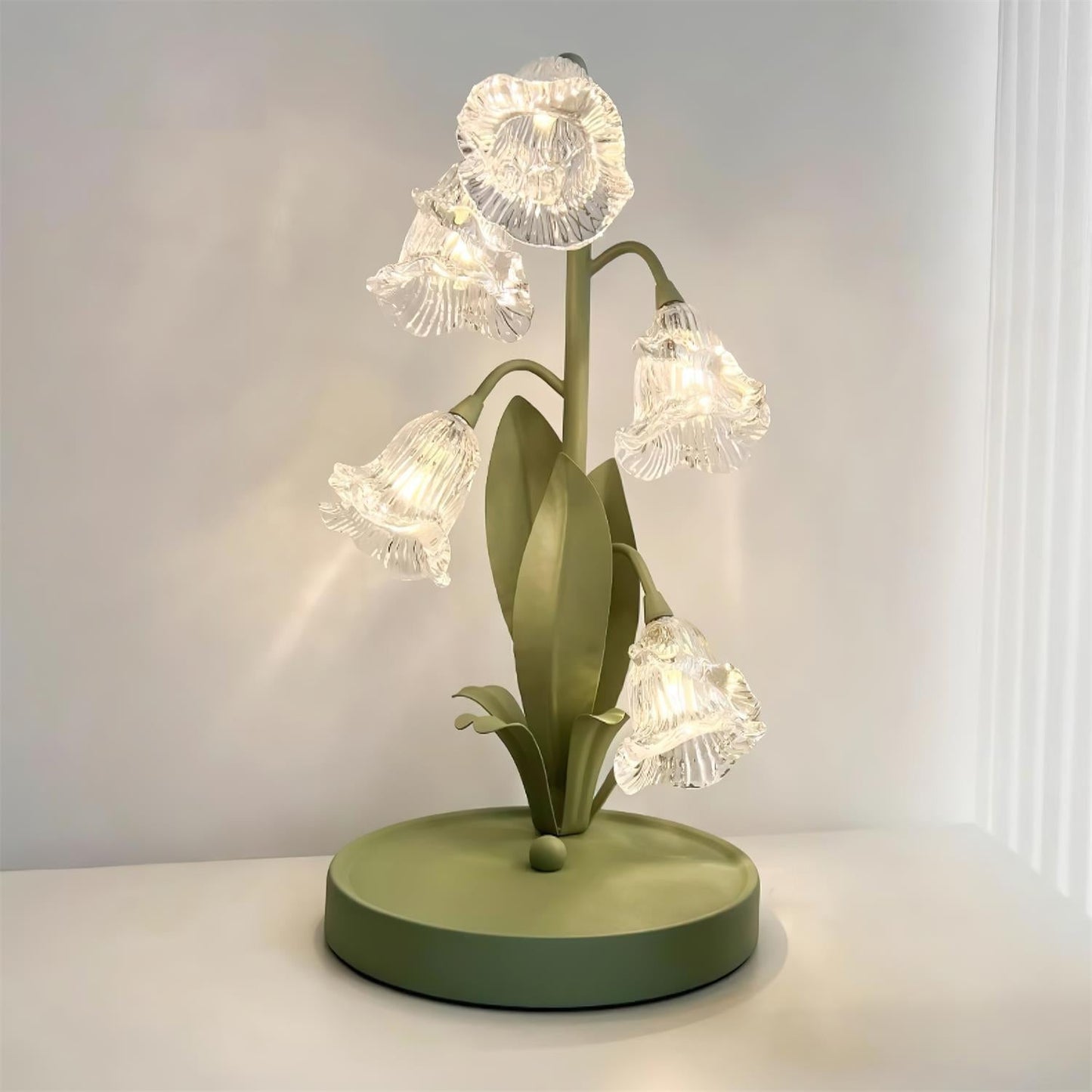 Table Light | Crystal Flower Bud Design