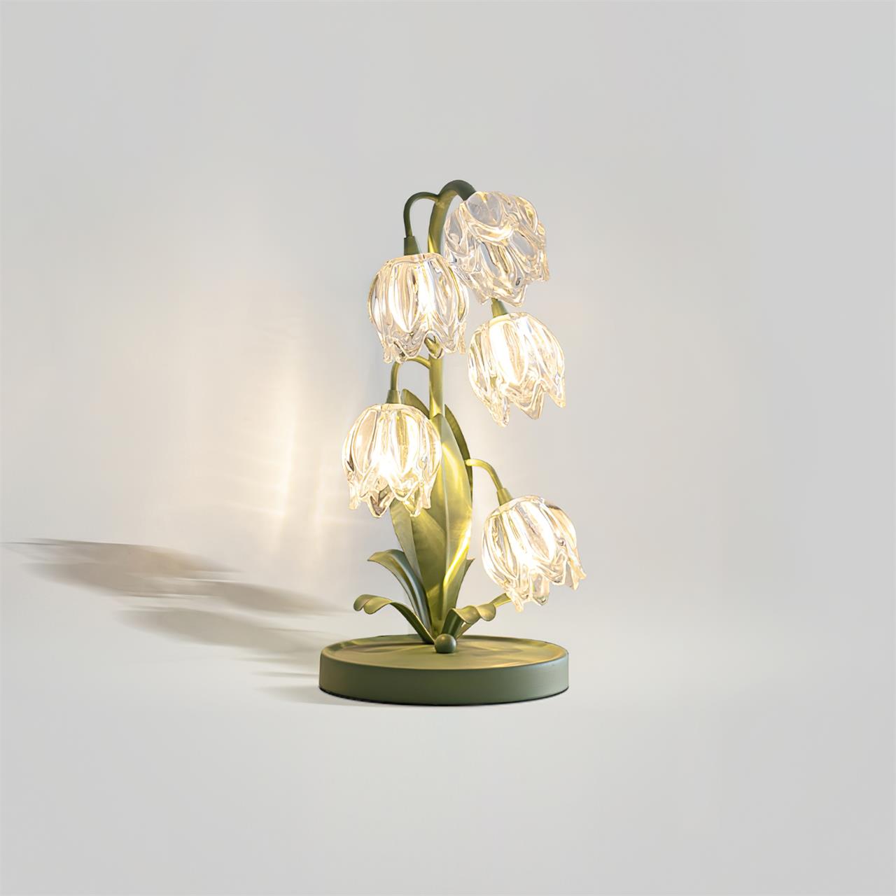 Table Light | Crystal Flower Bud Design