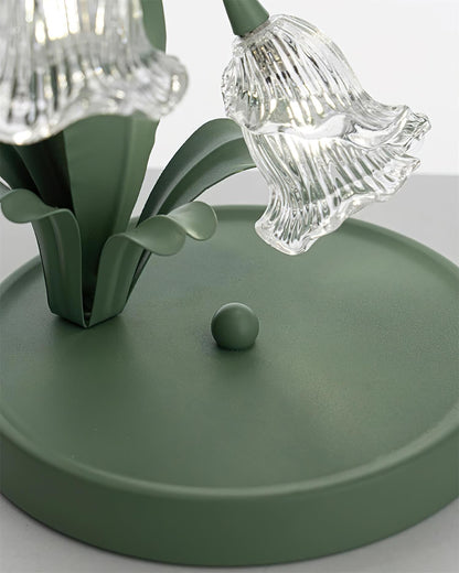 Table Light | Crystal Flower Bud Design