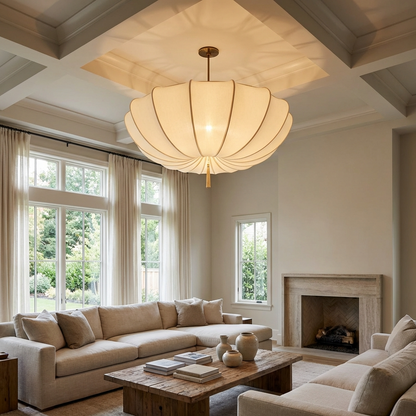 Pendant Light | Umbrella Fabric Shade Design