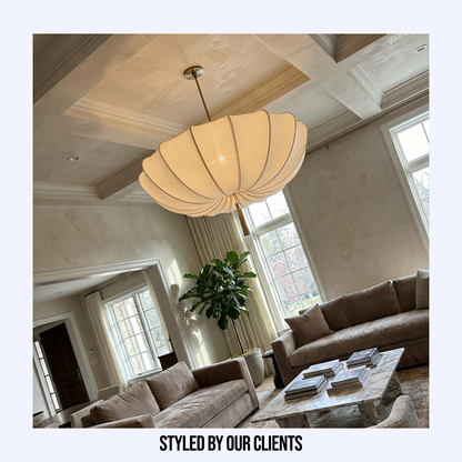 Pendant Light | Umbrella Fabric Shade Design