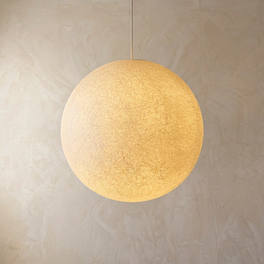 Pendant Light | Lunar Surface Globe Design