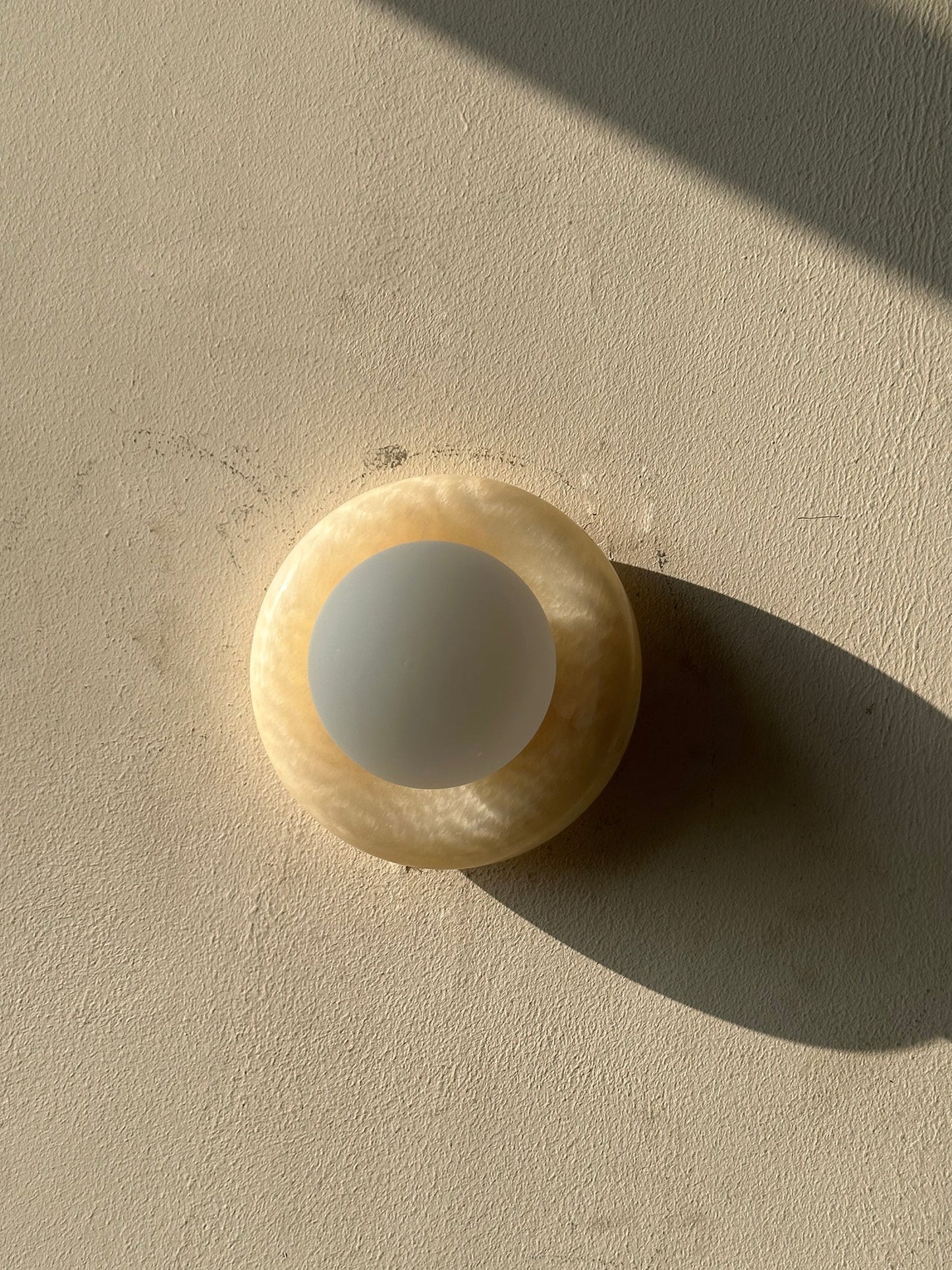 Wall Light | Natural Stone Ring Design