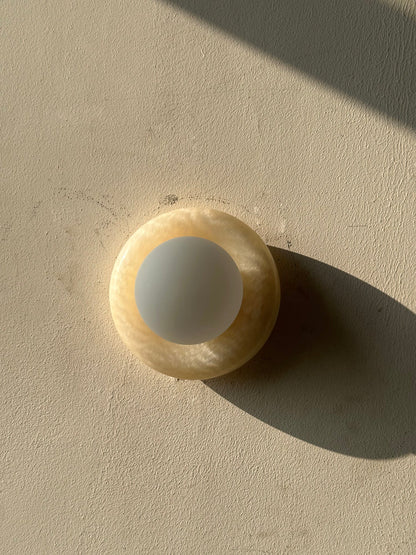 Wall Light | Natural Stone Ring Design