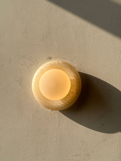 Wall Light | Natural Stone Ring Design