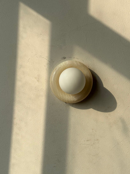 Wall Light | Natural Stone Ring Design