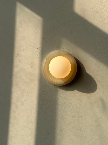 Wall Light | Natural Stone Ring Design