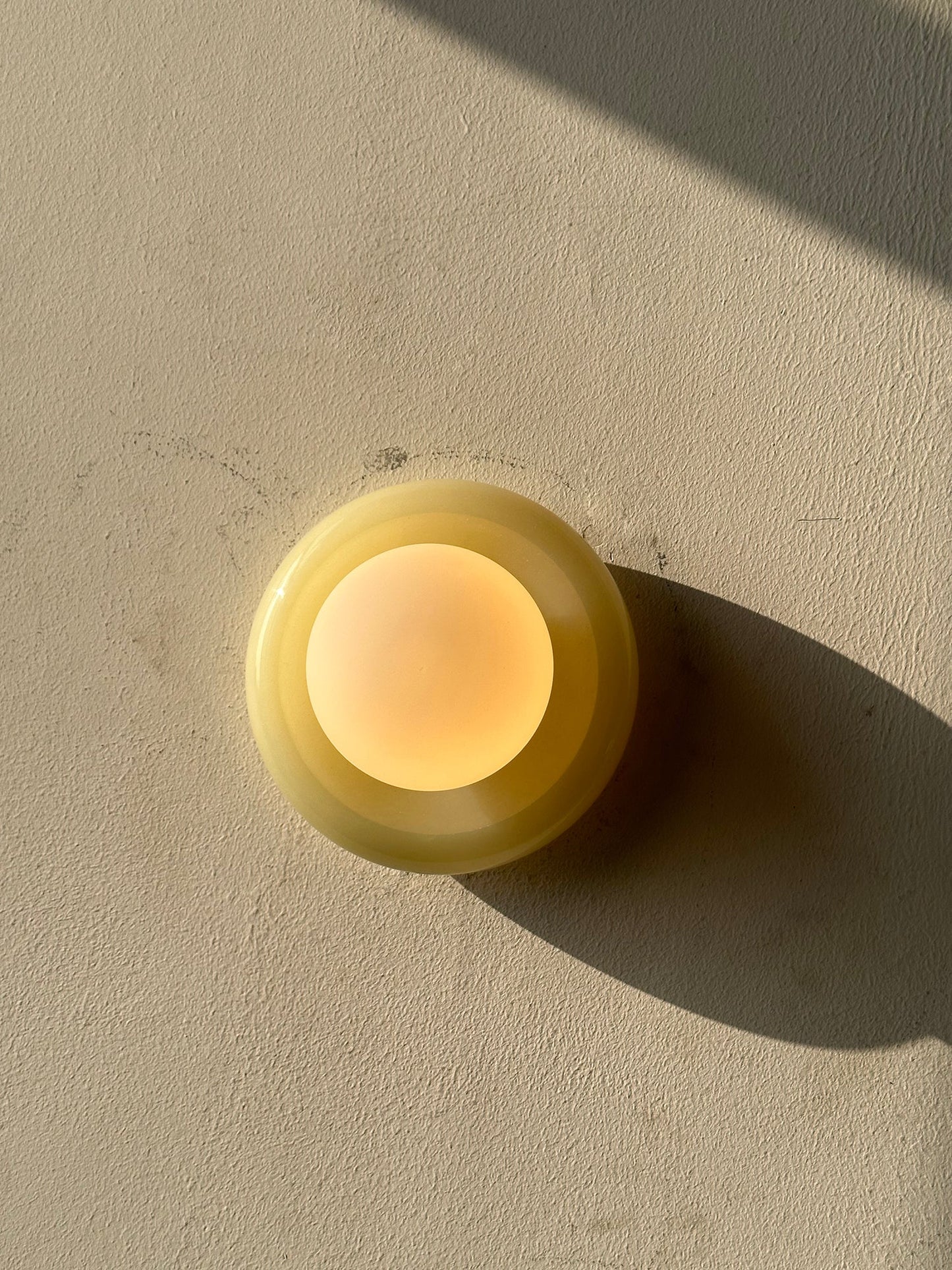 Wall Light | Natural Stone Ring Design