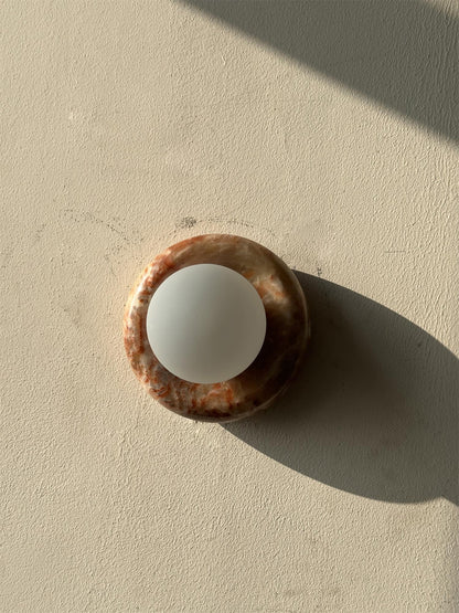 Wall Light | Natural Stone Ring Design