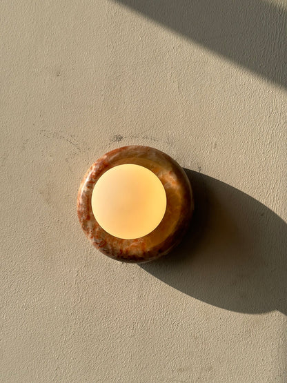 Wall Light | Natural Stone Ring Design