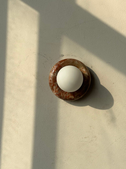 Wall Light | Natural Stone Ring Design