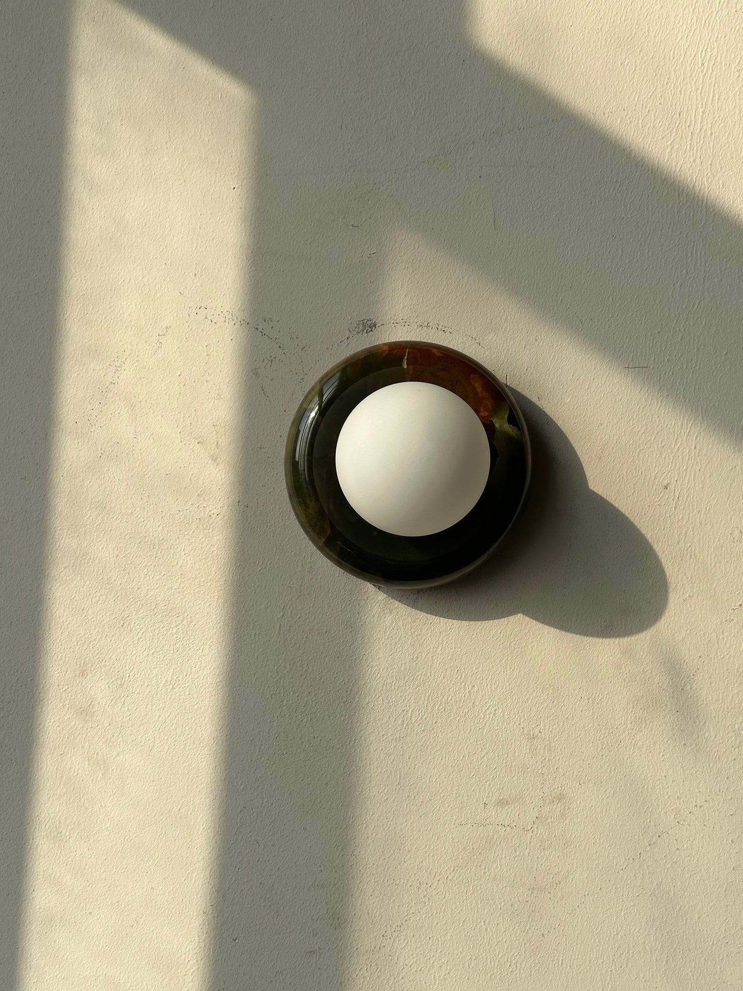 Wall Light | Natural Stone Ring Design