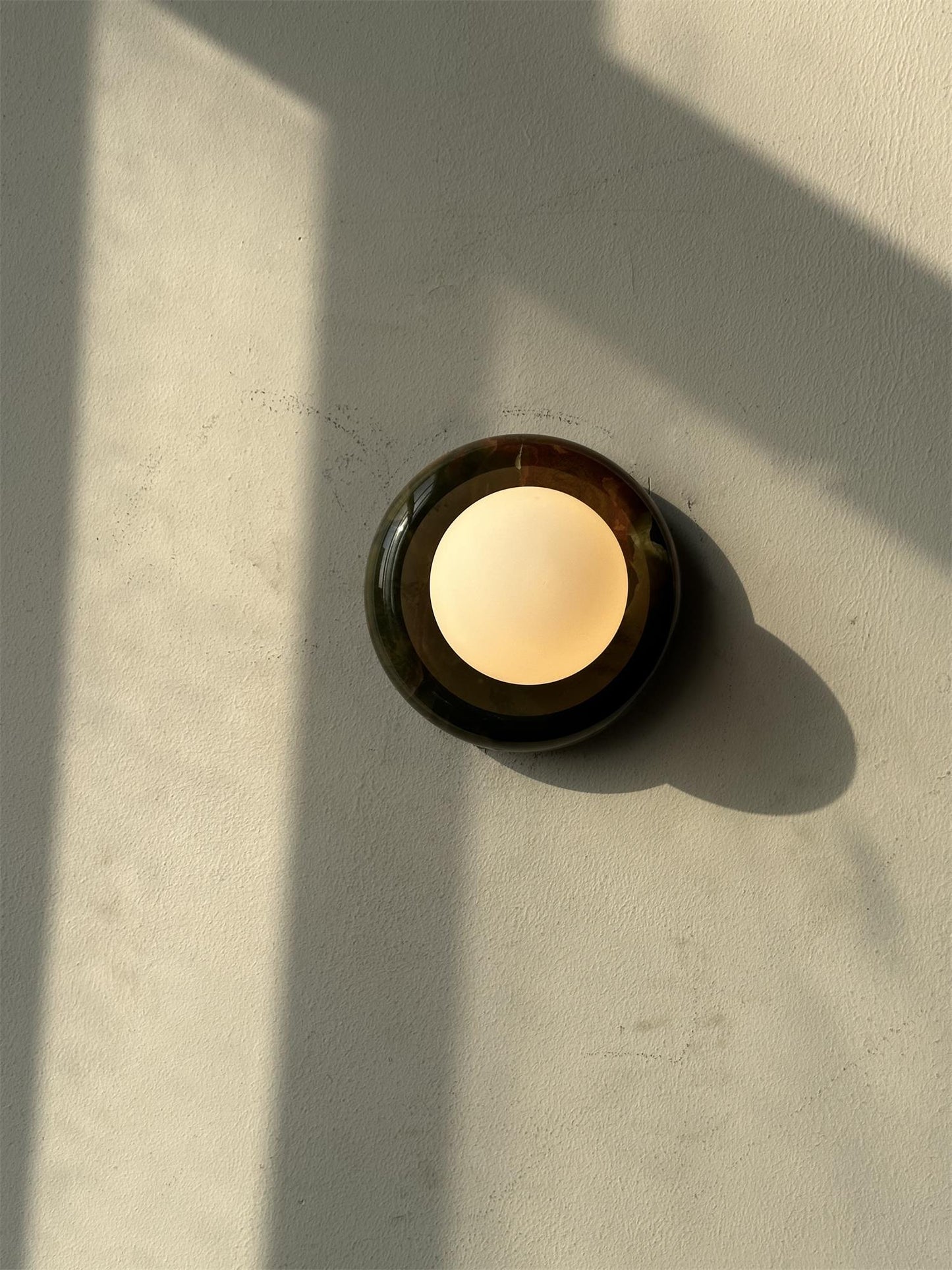 Wall Light | Natural Stone Ring Design