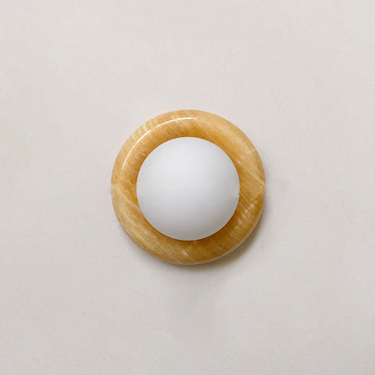 Wall Light | Natural Stone Ring Design